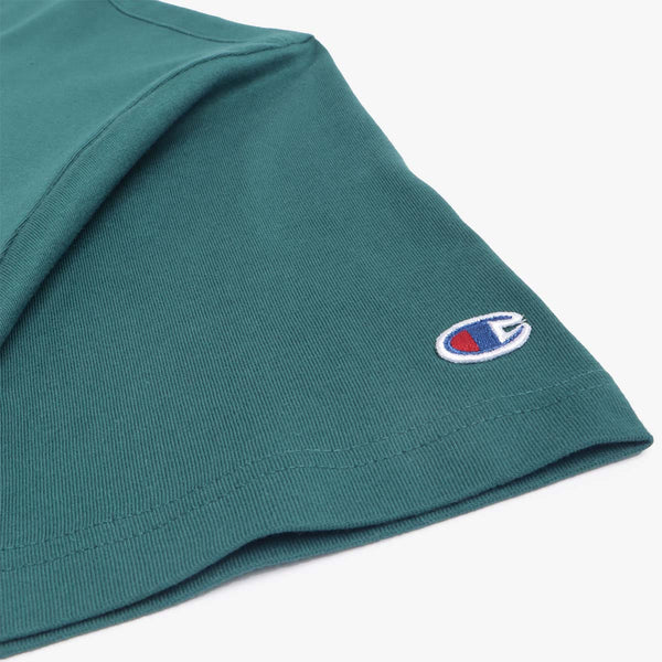 Champion reverse weave hoodie forest clearance green