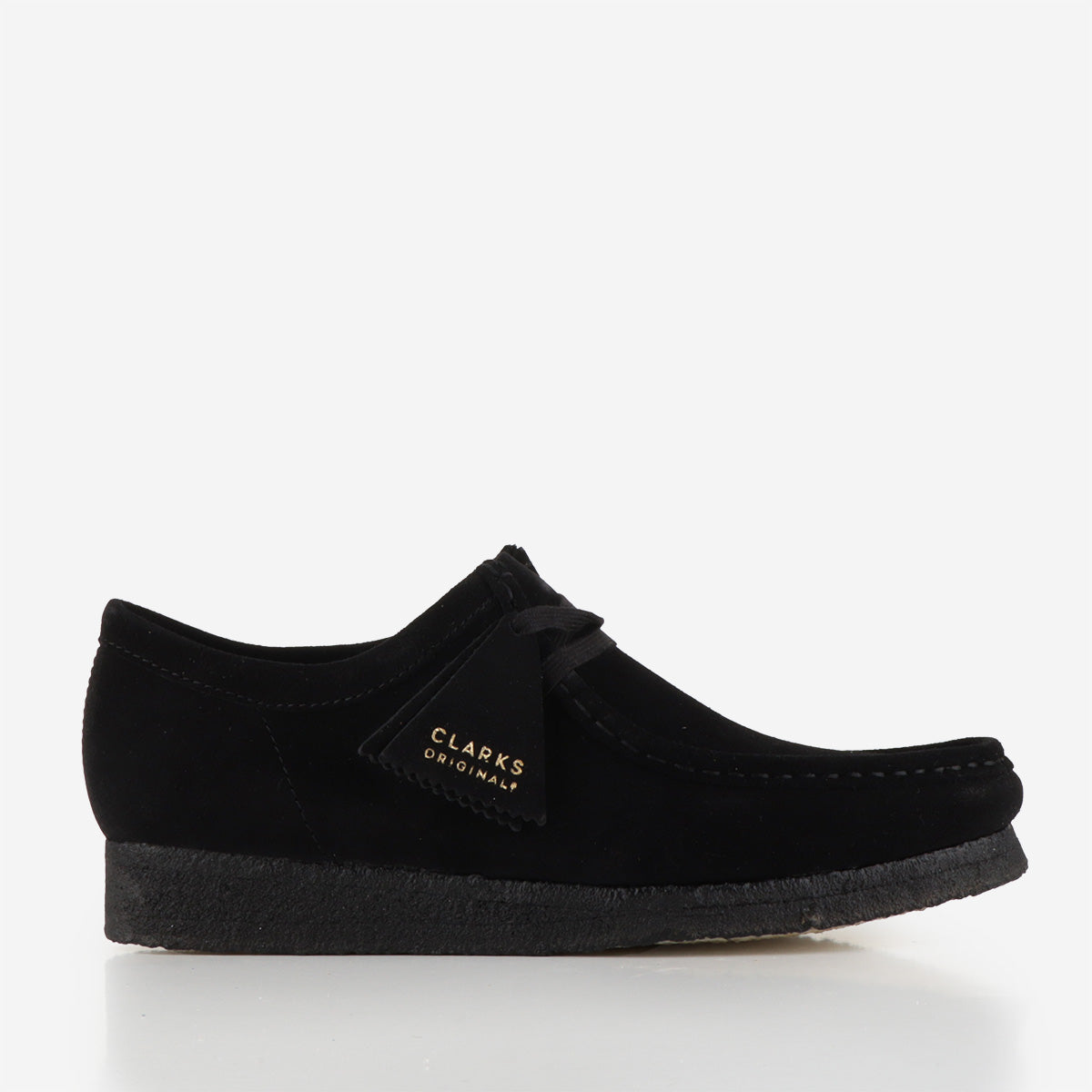 Clarks originals hot sale wallabee black suede