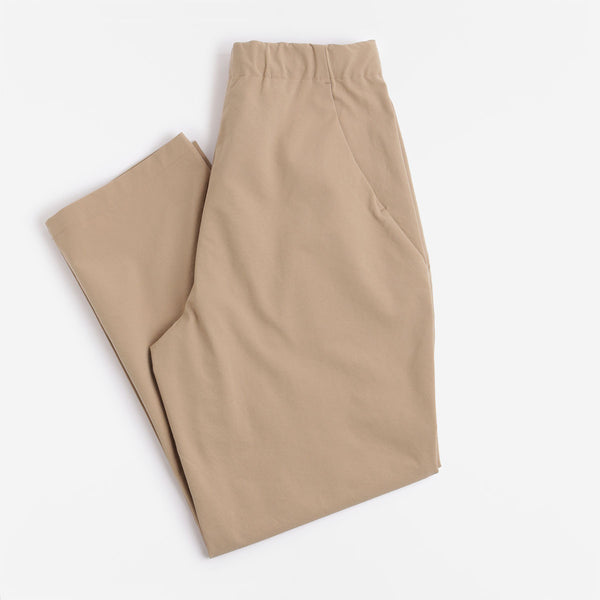 Goldwin One Tuck Tapered Stretch Pant - Clay Beige