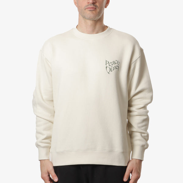 Museum of Peace and Quiet Warped Crewneck Sweatshirt - Bone – Urban Industry