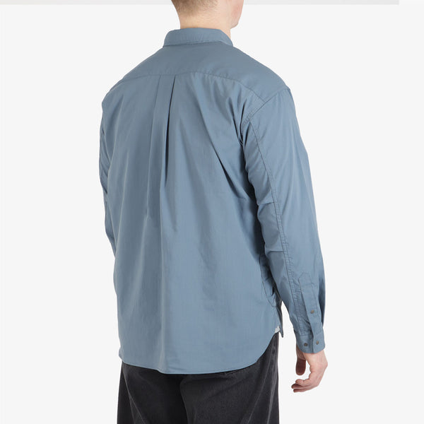 Nanga Takibi Ripstop Camp Shirt - Blue