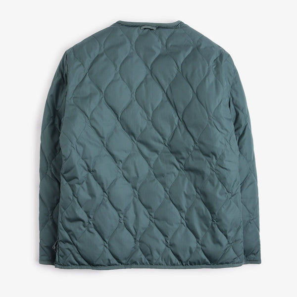 Taion Military Reversible Crew Neck Down Jacket - Dark Green/Black