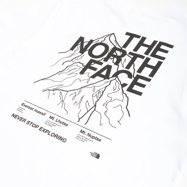 The North Face Mountain Outline Logo-Print T-Shirt