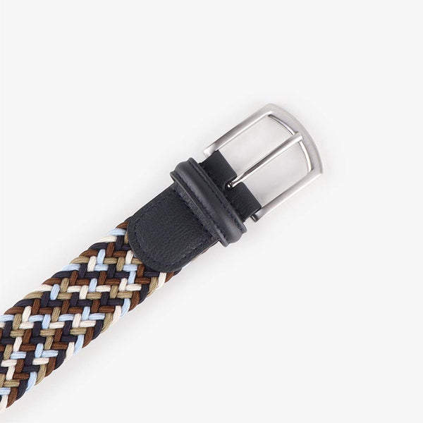 Anderson\'s Classic – Urban Belt Woven Navy/Brown/Multi - Industry