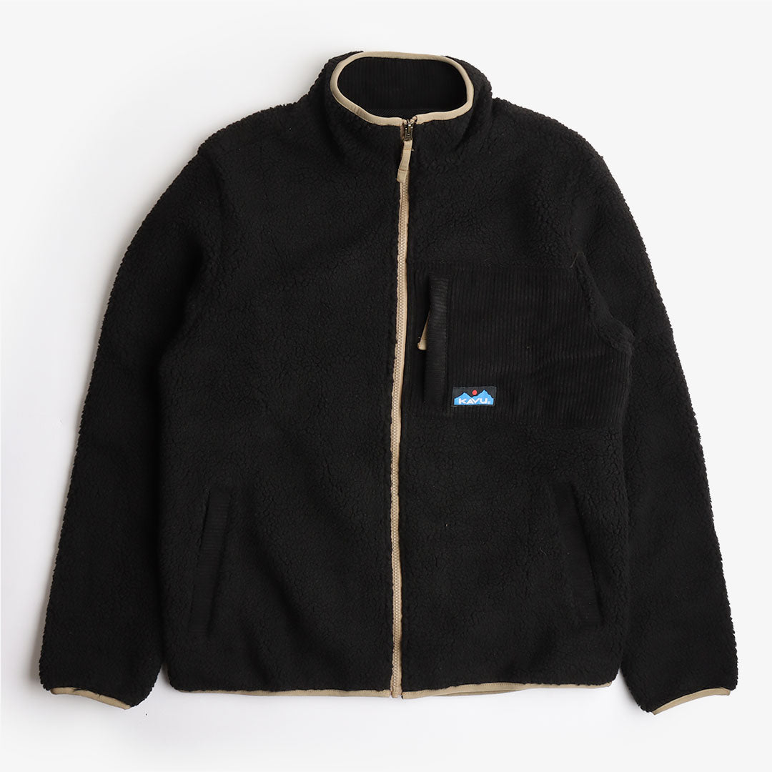 Kavu Wayside Fleece Jacket - Black – Urban Industry