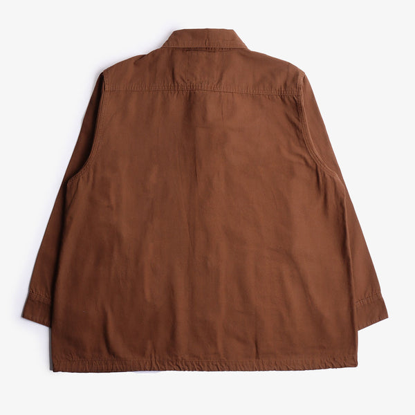 Uskees Buttoned Coach Jacket - Chocolate – Urban Industry