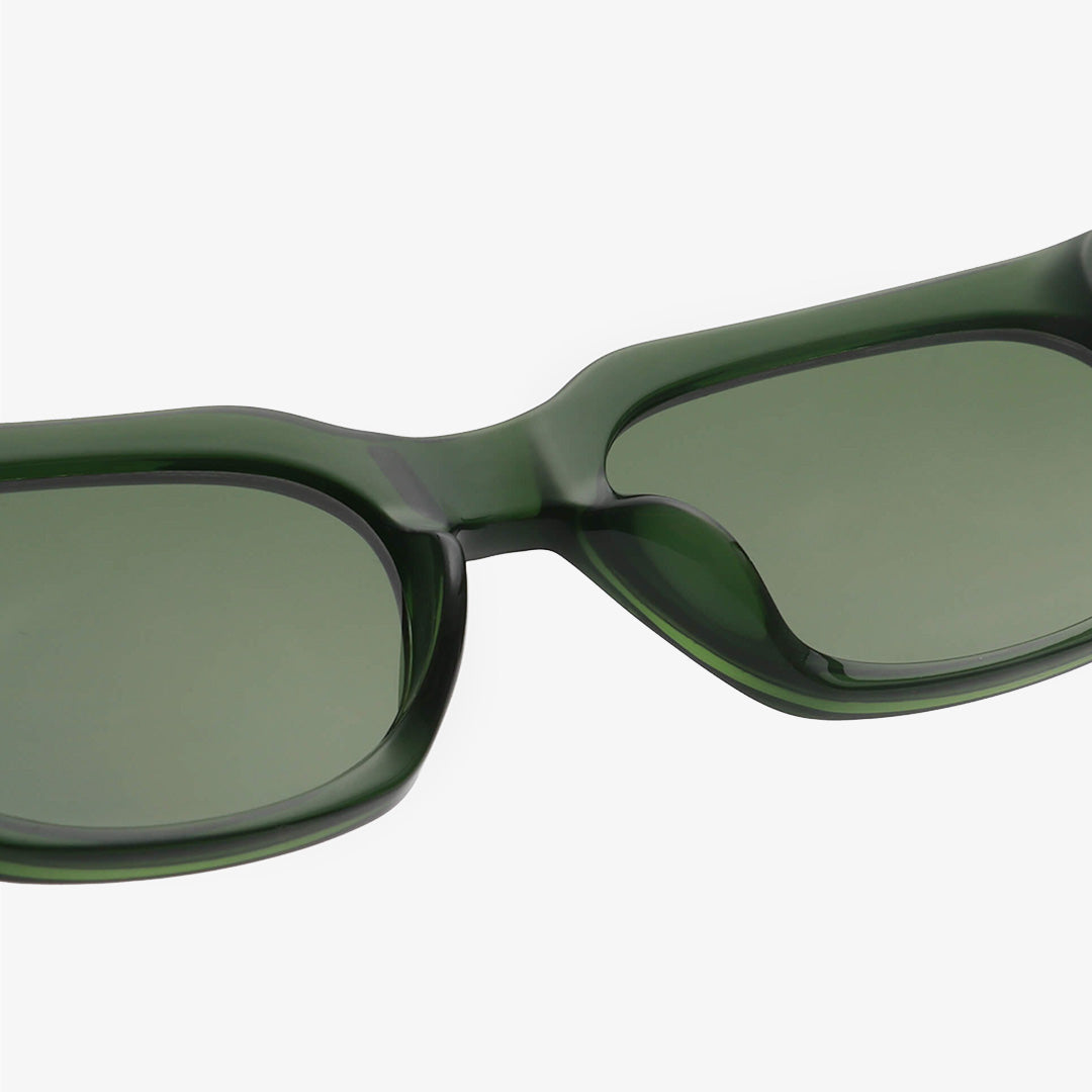 Black green sunglasses best sale