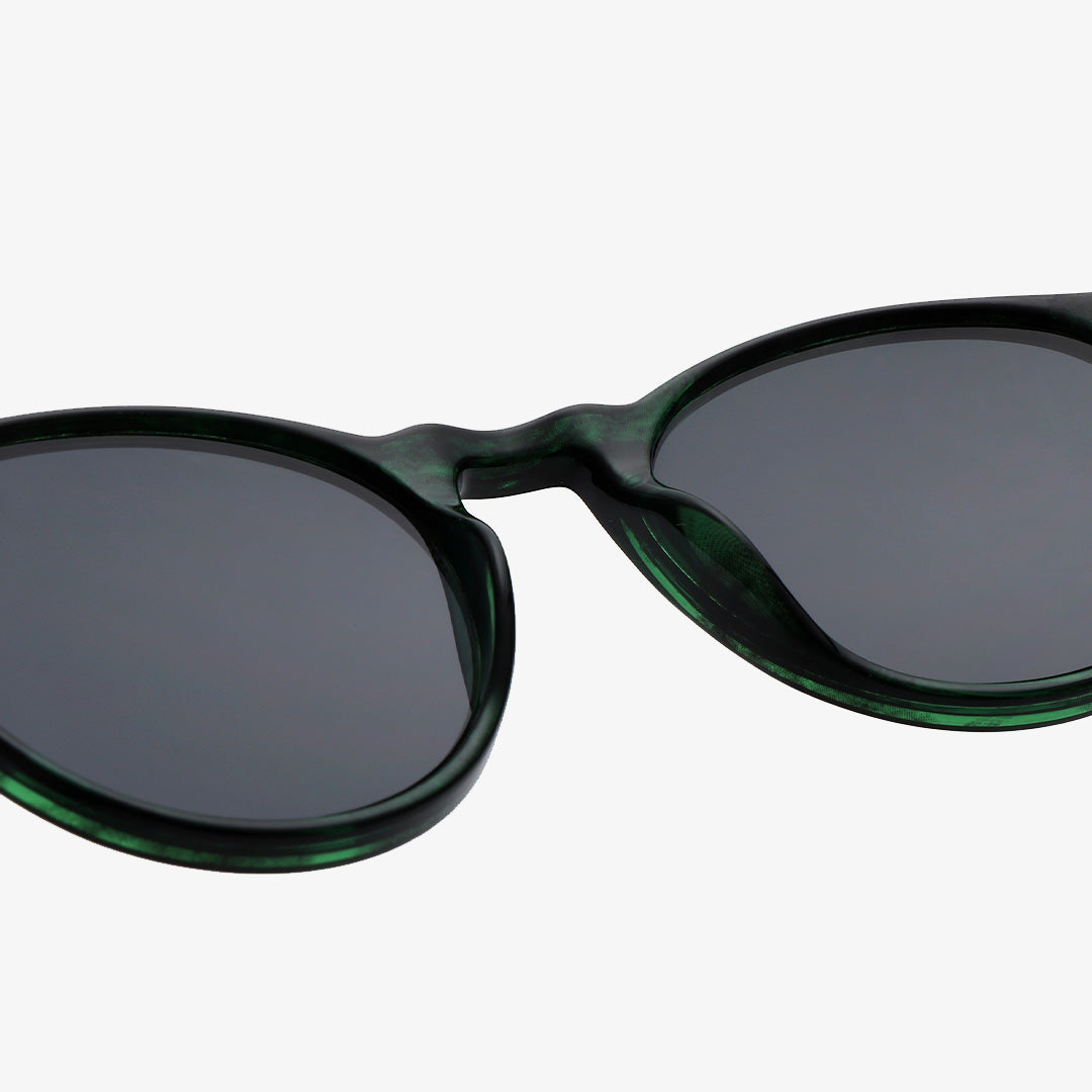 main A. Kjaerbede Marvin Sunglasses, Green Marble Transparent, Detail Shot 3