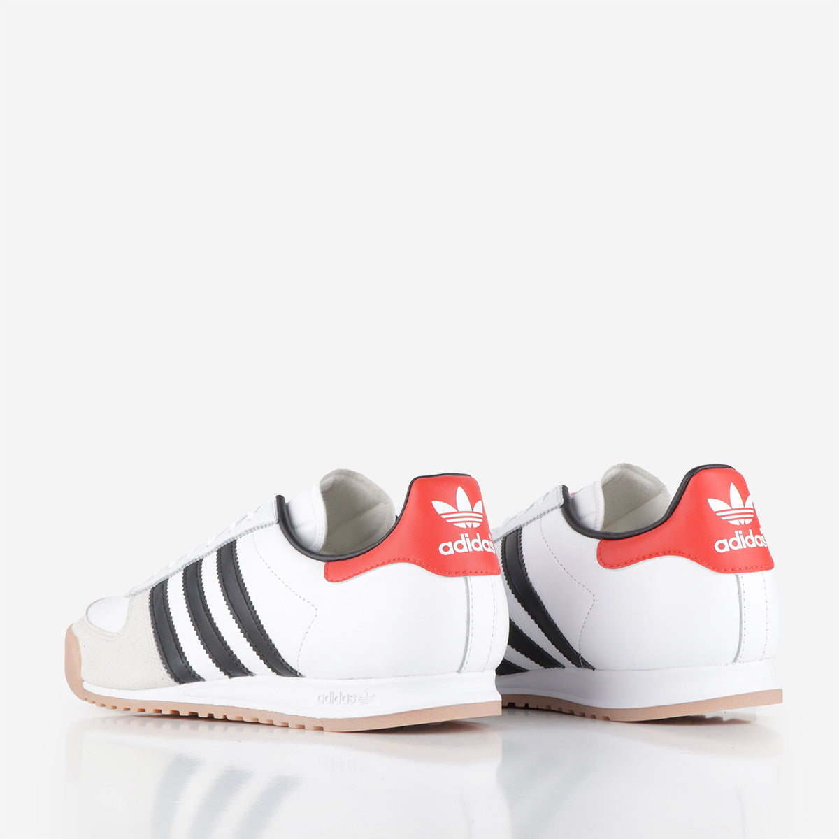 Adidas shoes red sales black and white