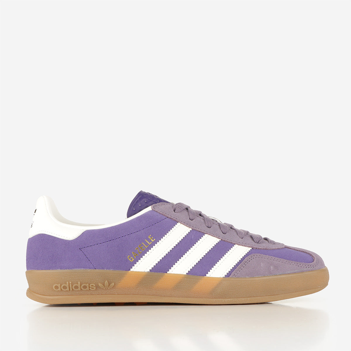 main Adidas Originals Gazelle Indoor Shoes, Collegiate Purple Ftwr White Shadow Violet, Detail Shot 1