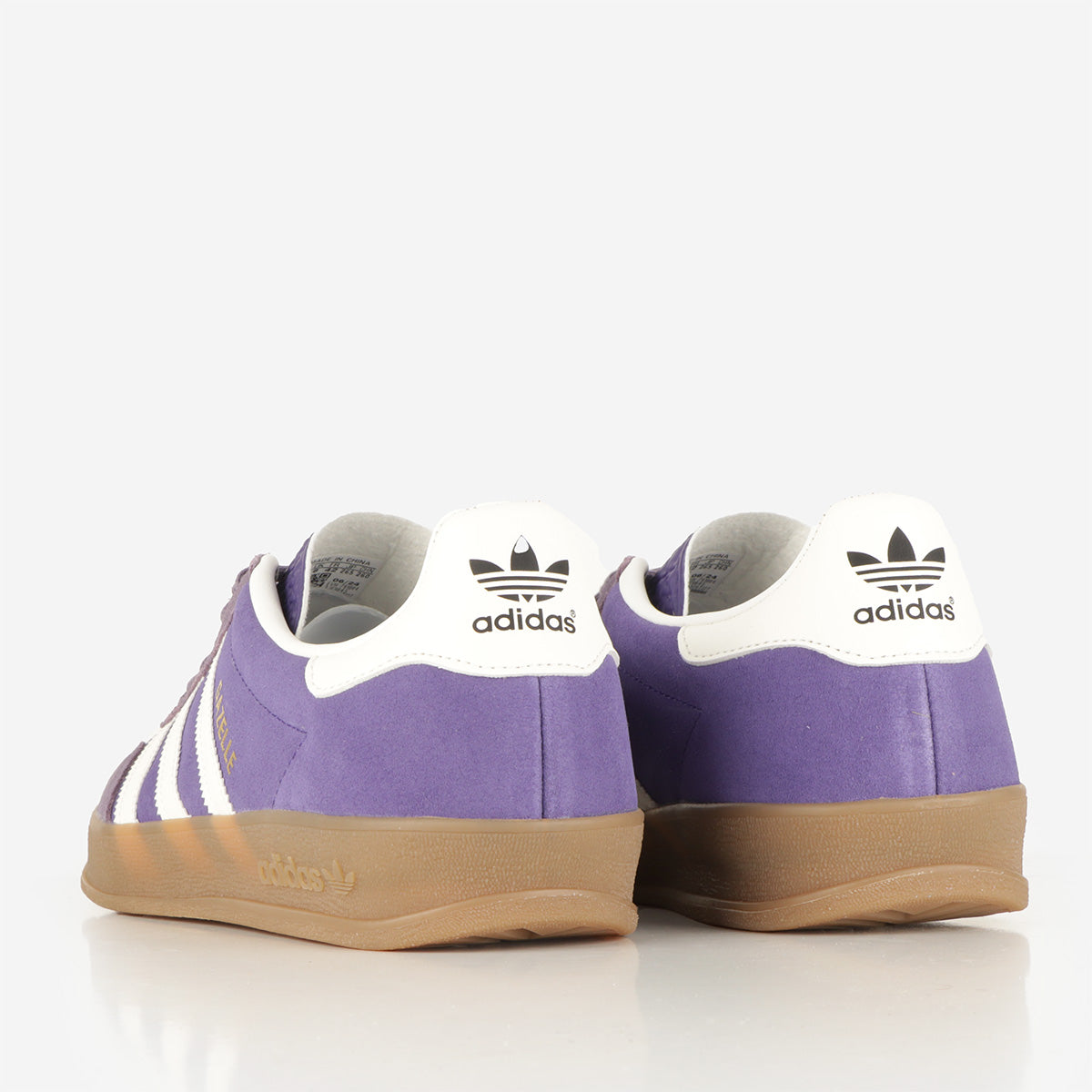 main Adidas Originals Gazelle Indoor Shoes, Collegiate Purple Ftwr White Shadow Violet, Detail Shot 3