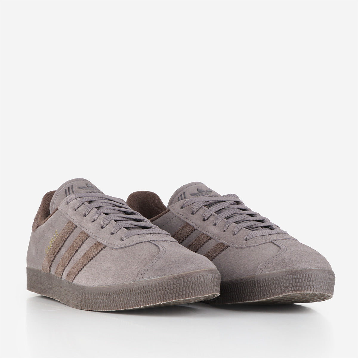 Adidas Originals Gazelle Shoes, Charcoal Brown Dark Brown, Detail Shot 2