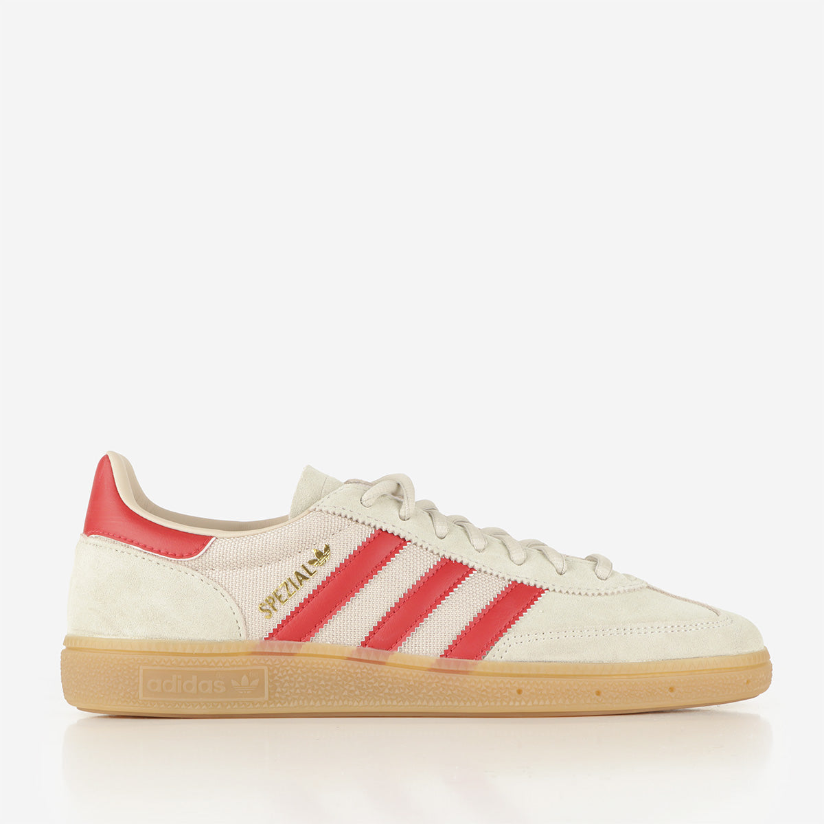 main Adidas Originals Handball Spezial Shoes, Putty Grey Team Victory Wonder Beige, Detail Shot 1