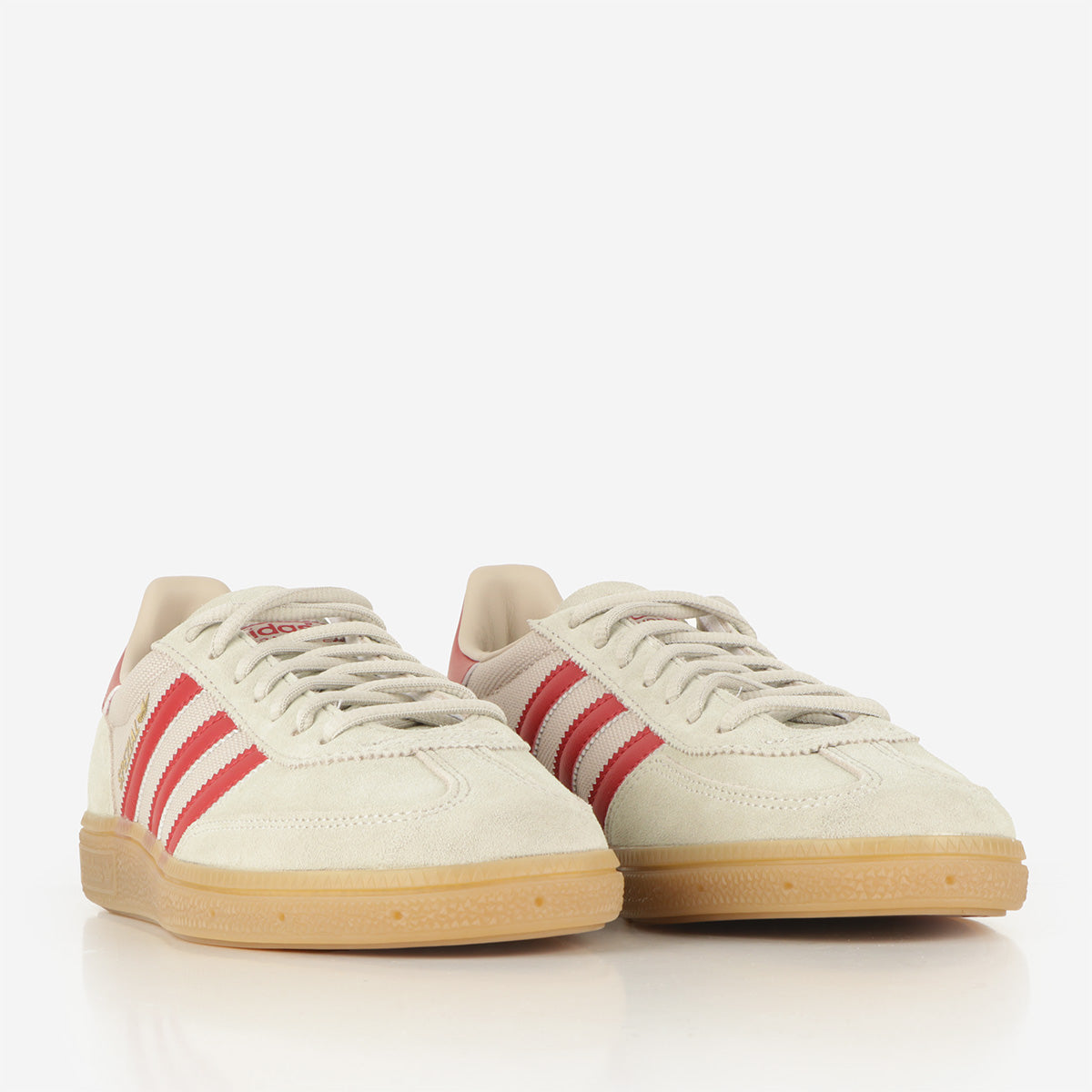 Adidas Originals Handball Spezial Shoes, Putty Grey Team Victory Wonder Beige, Detail Shot 2