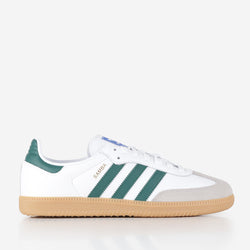 thumbnail Adidas Originals Samba OG Shoes, Ftwr White Collegiate Green Gum 5, Detail Shot 1