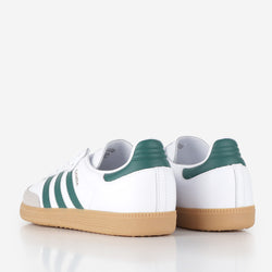 thumbnail Adidas Originals Samba OG Shoes, Ftwr White Collegiate Green Gum 5, Detail Shot 3