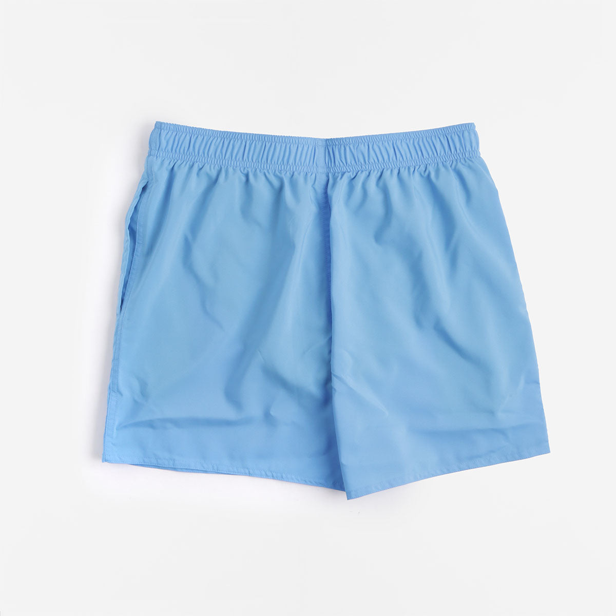 Adidas Originals Solid CLX Short-Length Swim Shorts, Blue Burst White, Detail Shot 4