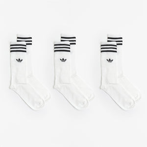 Adidas Originals Solid Crew Socks 3 Pairs