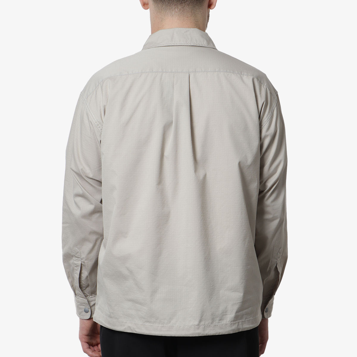 main And Wander Dry Rip Shirt Jacket, Light Beige, Detail Shot 3