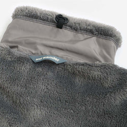 thumbnail And Wander High Loft Fleece Jacket, Dark Grey, Detail Shot 8