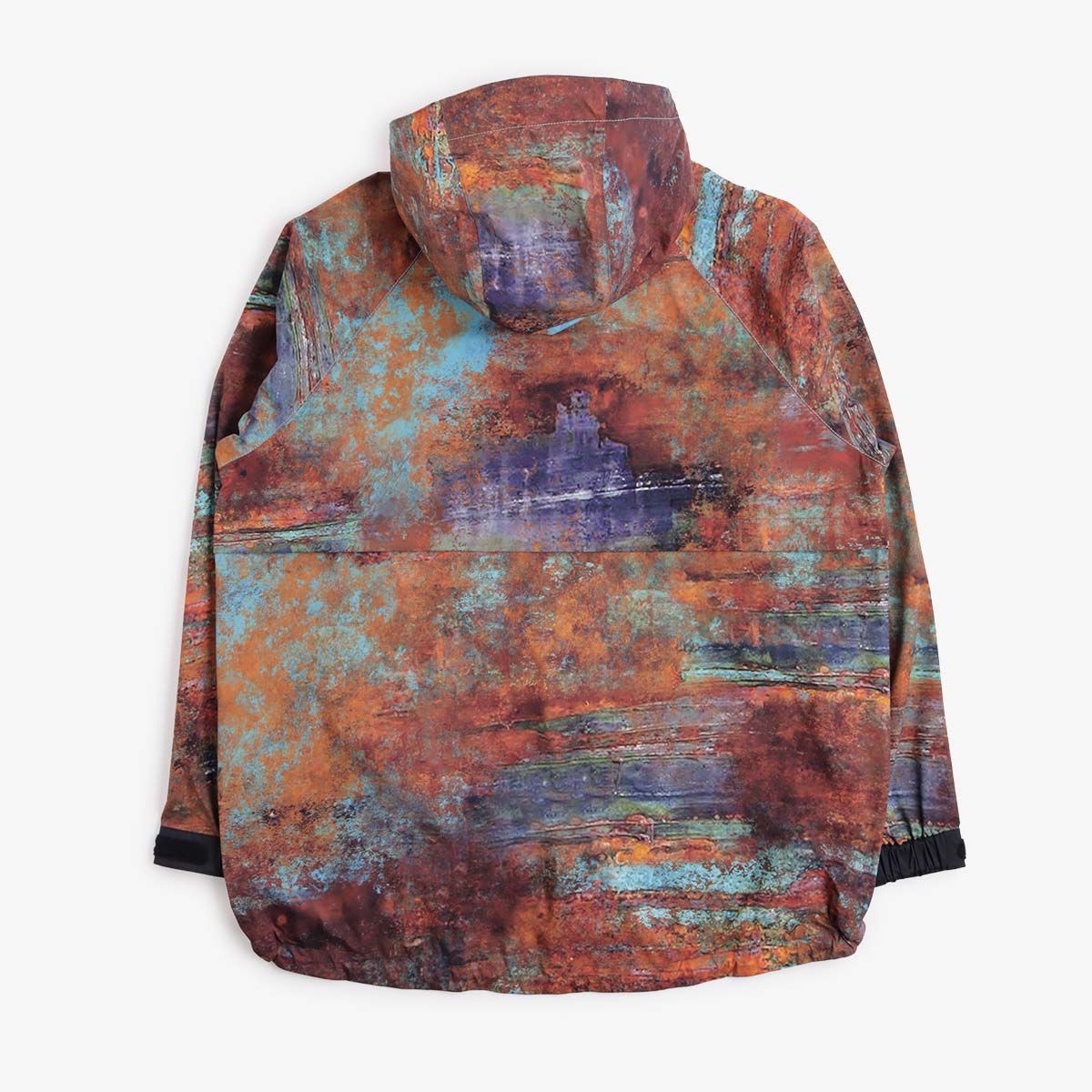 main And Wander Pertex Printed Rain Jacket, Multi, Detail Shot 10