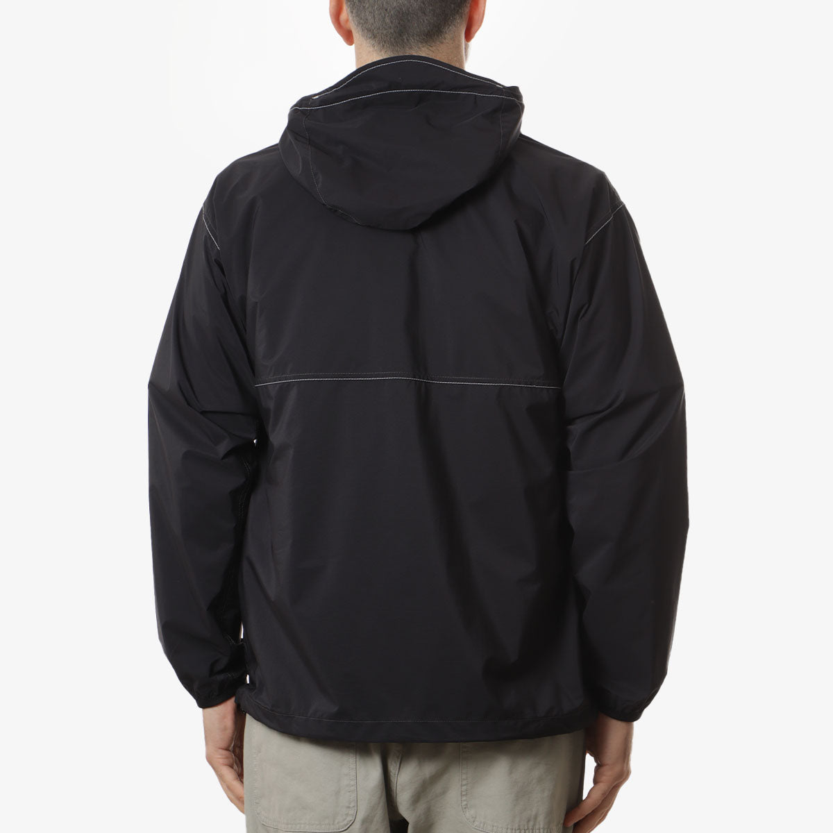 main And Wander Pertex Wind Jacket, Black, Detail Shot 5