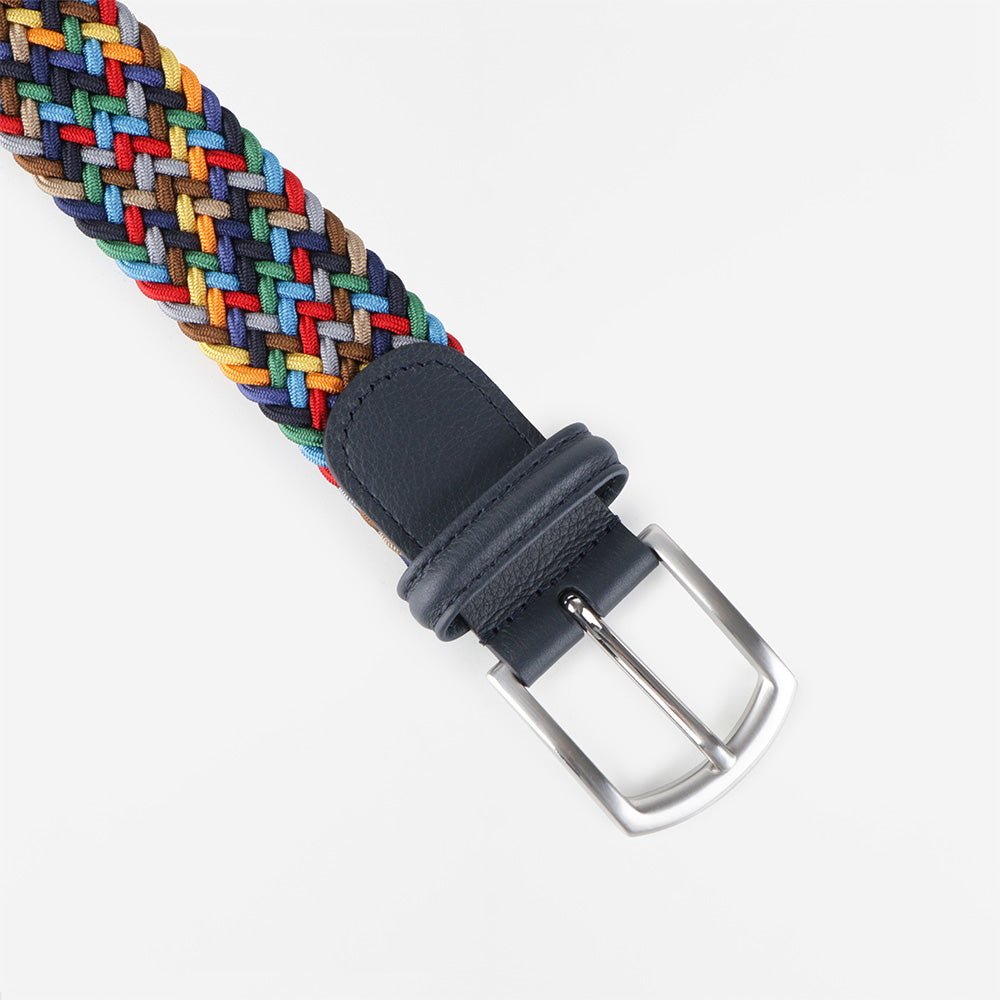 Anderson's Classic Multi Colour Elastic Woven Belt