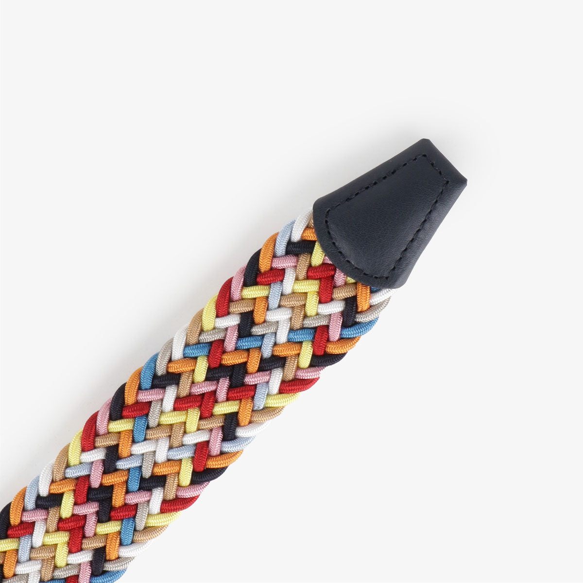 main Anderson's Classic Woven Belt, Black Multi, Detail Shot 3