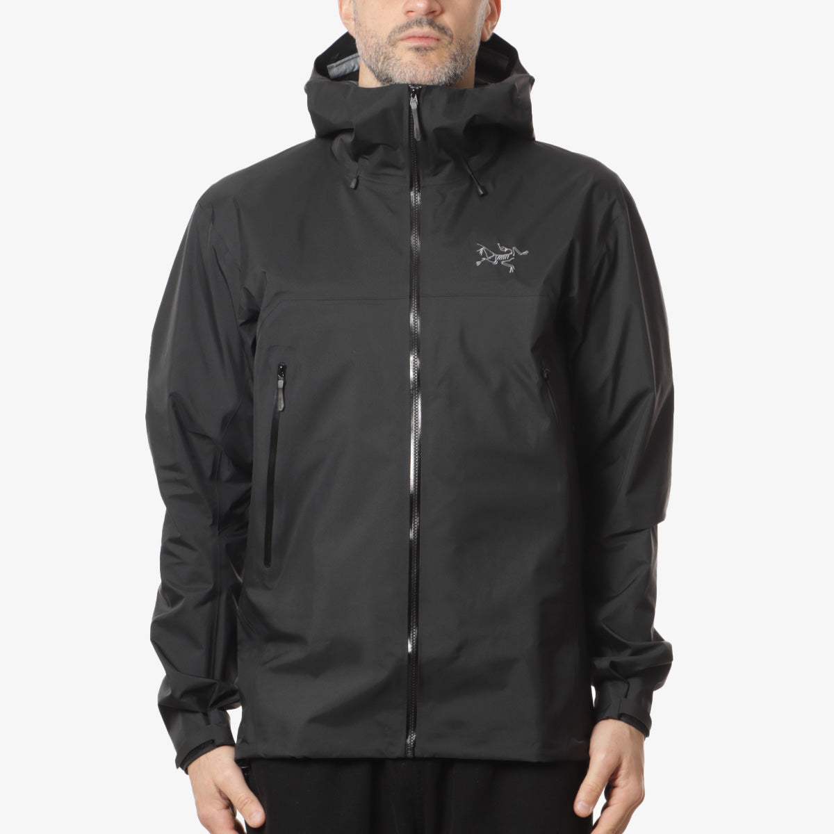 Arc'teryx Beta SL Jacket, Black, Detail Shot 1