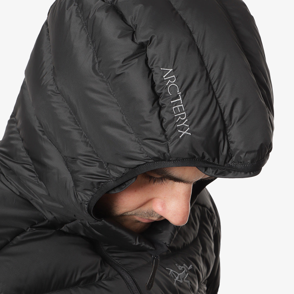 Arc'teryx Cerium Hooded Jacket, Black, Detail Shot 5