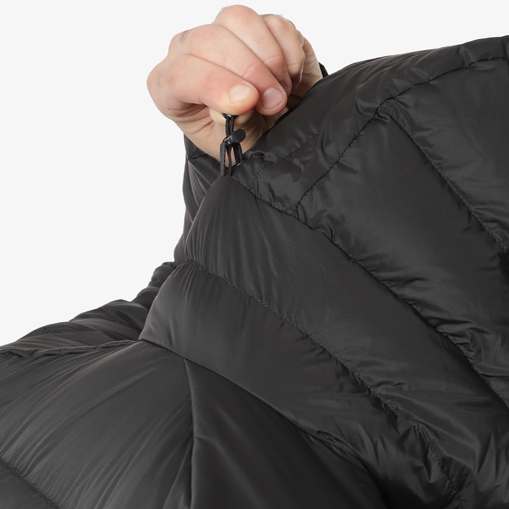 Arc'teryx Cerium Hooded Jacket, Black, Detail Shot 6