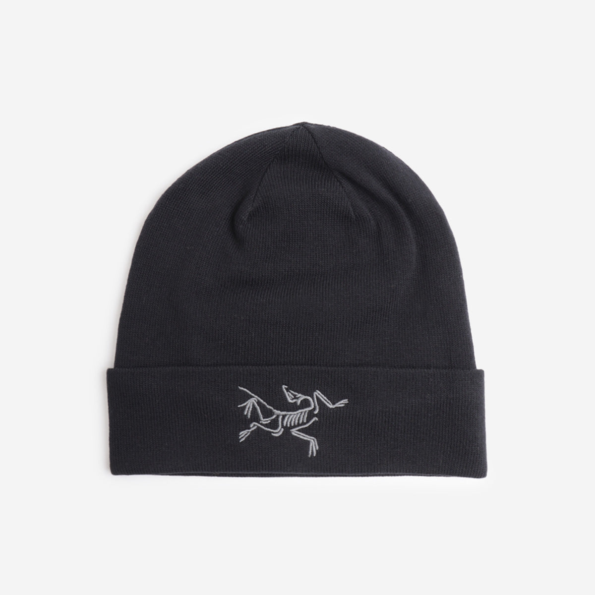 Arc'teryx Embroidered Bird Toque, Black, Detail Shot 1