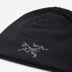 thumbnail Arc'teryx Embroidered Bird Toque, Black, Detail Shot 2