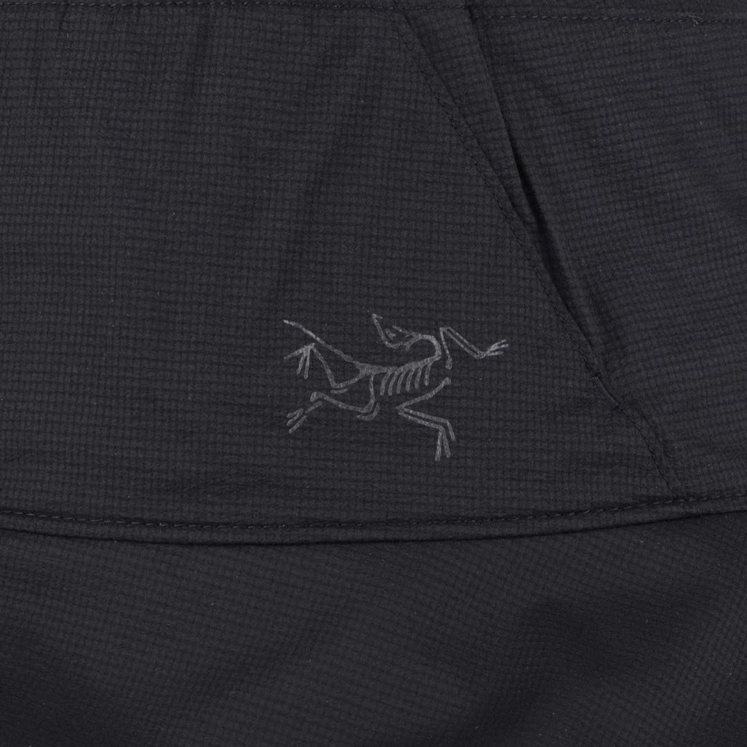 main Arc'teryx Aerios Bucket Hat, Black, Detail Shot 2