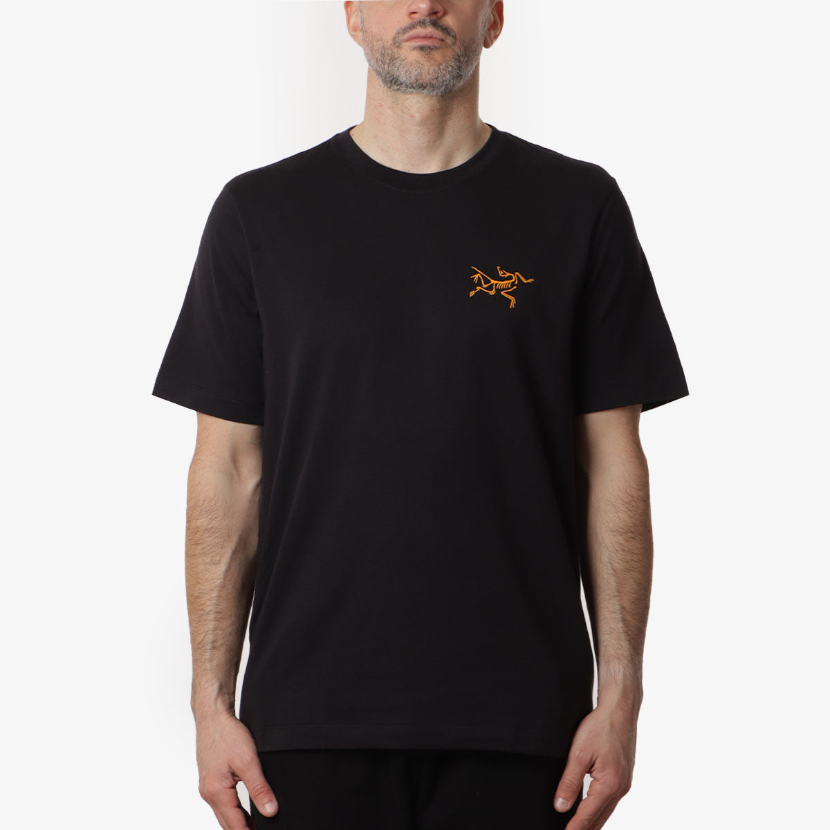 Arc'teryx Arc'Multi Bird Logo T-Shirt, Black, Detail Shot 2