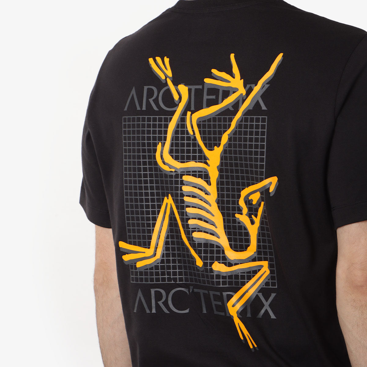 Arc'teryx Arc'Multi Bird Logo T-Shirt, Black, Detail Shot 4