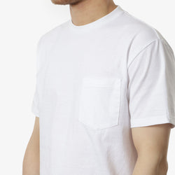 thumbnail Beams Plus 2 Pack Pocket T-Shirt, White, Detail Shot 2