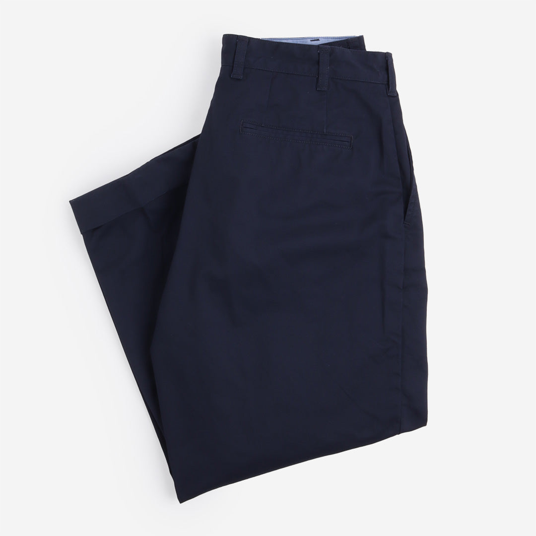 main Beams Plus 2 Pleats Twill Pant, Navy, Detail Shot 4