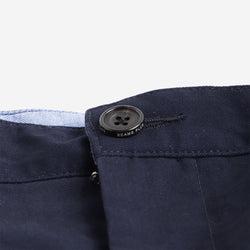 thumbnail Beams Plus 2 Pleats Twill Pant, Navy, Detail Shot 6