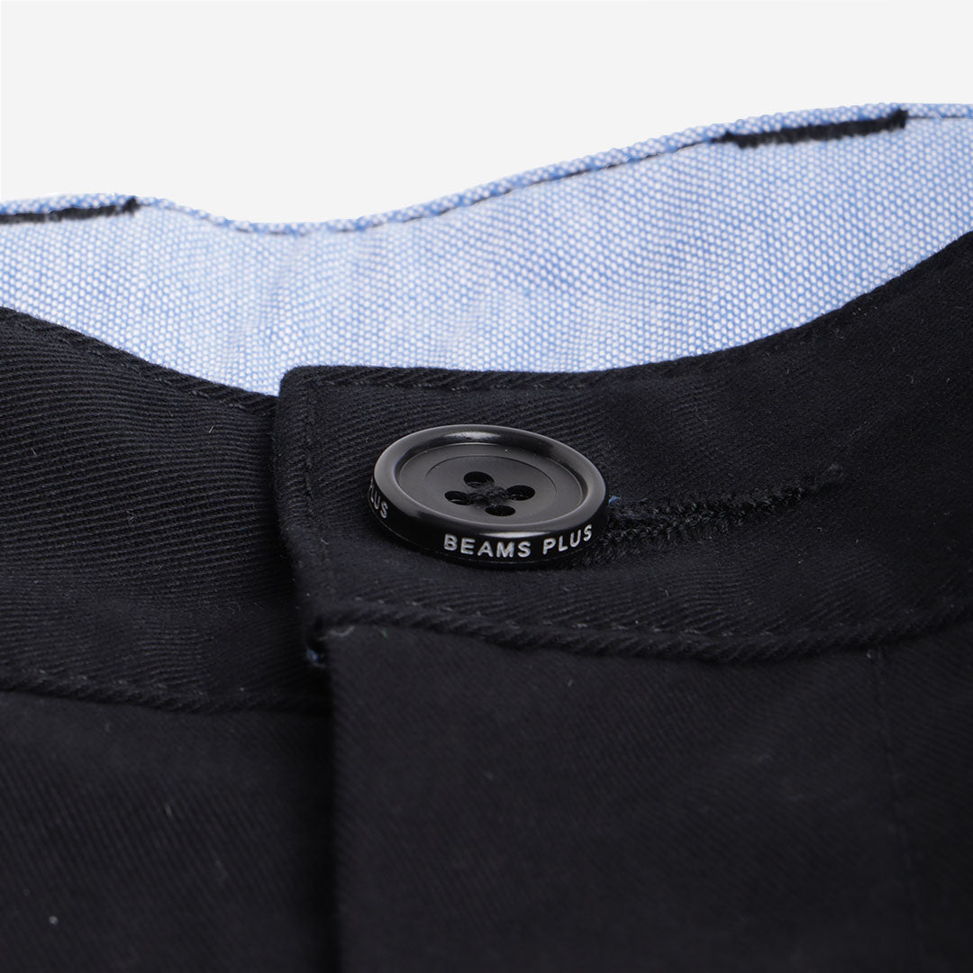 main Beams Plus 2 Pleats Twill Pant, Black, Detail Shot 6