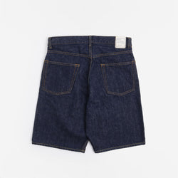 thumbnail Beams Plus 5 Pocket Denim Shorts, Indigo, Detail Shot 3