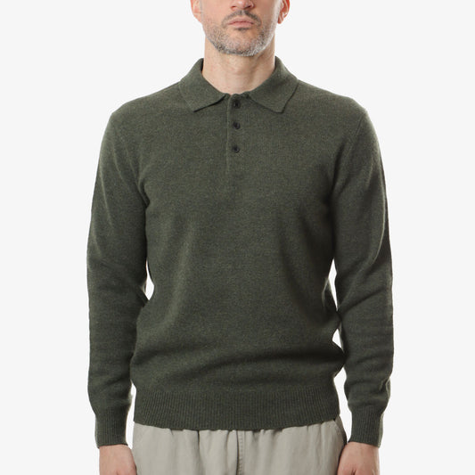 Beams Plus 9G Knit Polo Shirt