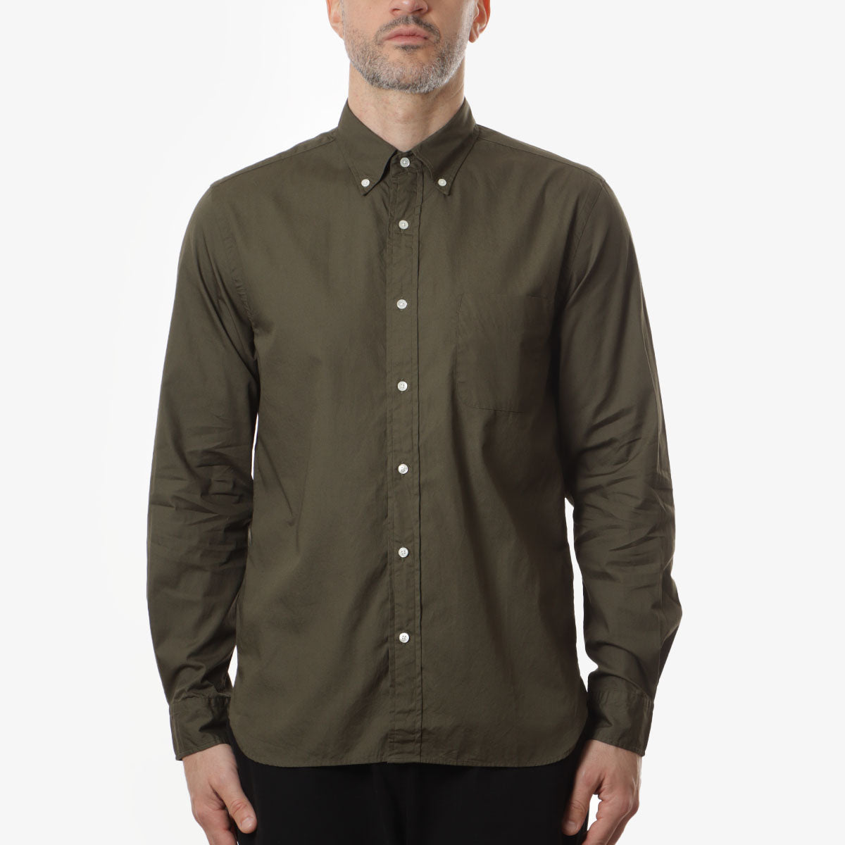 main Beams Plus Button Down Colour Broad Shirt