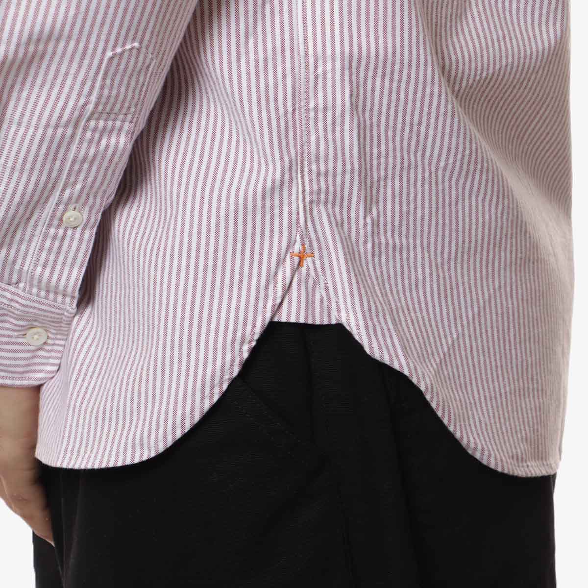 Beams Plus Button Down Oxford Candy Stripe Shirt