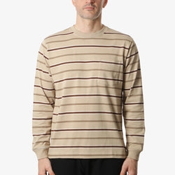 thumbnail Beams Plus Multi Stripe Long Sleeve Pocket T-Shirt