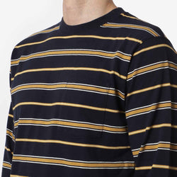 thumbnail Beams Plus Multi Stripe Long Sleeve Pocket T-Shirt