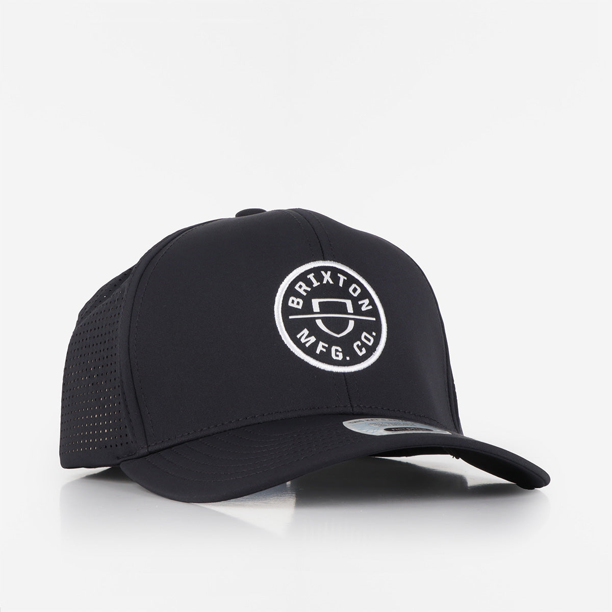 main Brixton Crest X MP Snapback Cap, Black, Detail Shot 1