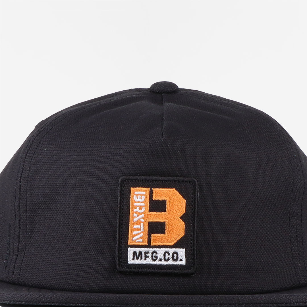 main Brixton Builders MP Adjustable Hat, Black, Detail Shot 2