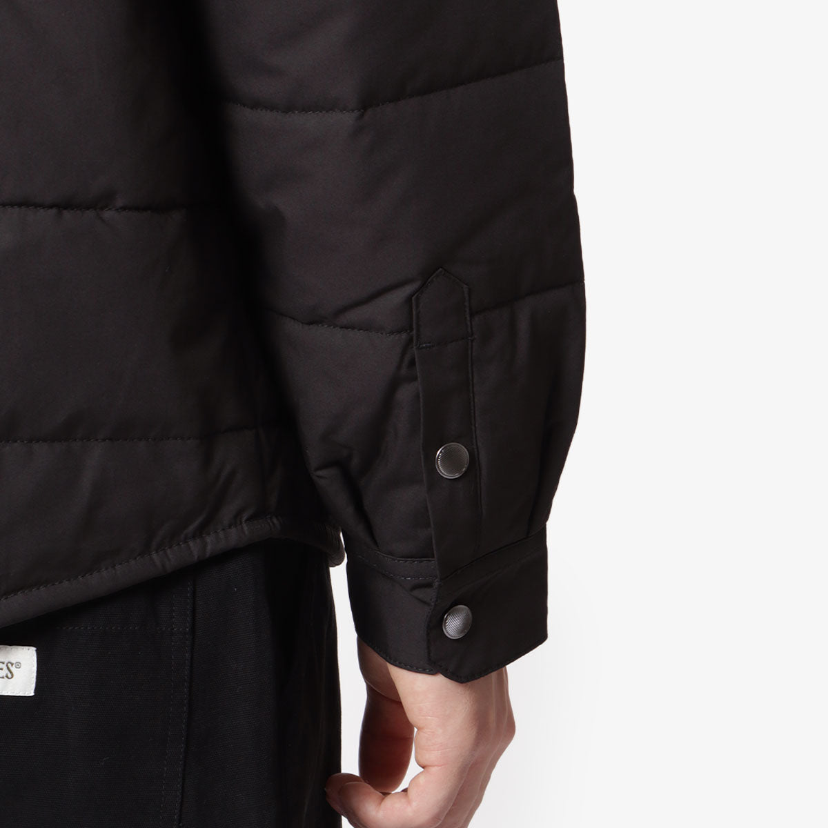 Brixton Cass Jacket, Black Black, Detail Shot 3