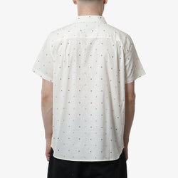 thumbnail Brixton Charter Print Woven Shirt, Off White Pyramid, Detail Shot 3